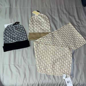 Michael Kors hats and scarf